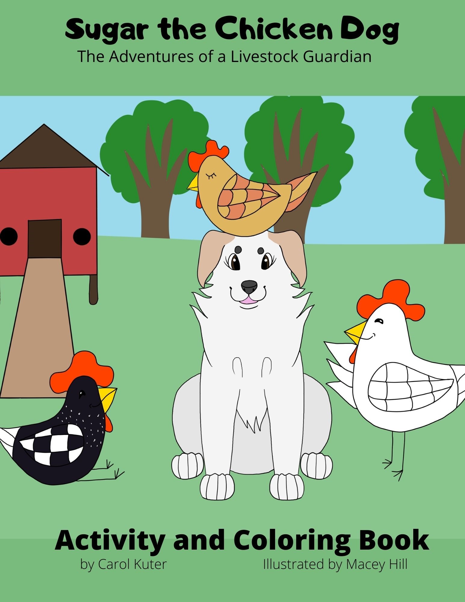 Sugar the Chicken Dog activity book